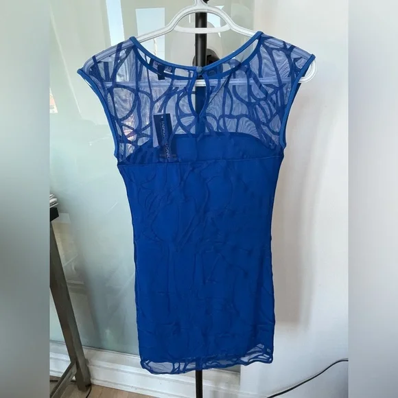 Blue Mini Dress - Picture 3 of 4